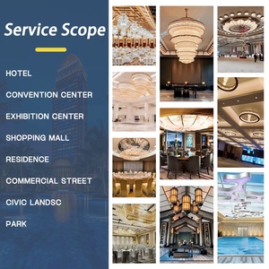 Lampadario Moderno per Hall di Hotel e Villa, Facile Installazione, Personalizzazione di Fabbrica, <span class=keywords><strong>Paralume</strong></span> in Ferro a Forma Umana, Lampadario Sospeso - Product Image 5