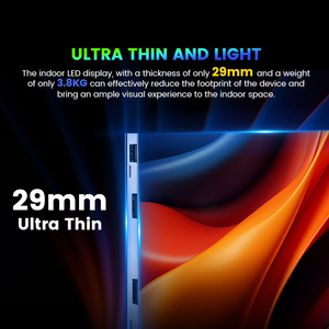 จอวิดีโอวอลล์ LED แบบ COB ดีไซน์ด้านหน้า P0.62 P0.93 P1.25 สำหรับใช้งานภายในอาคาร ความละเอียดสูง 4K 8K UHD รุ่น ZYST-indoor-LED Screen Micr - Product Image 3