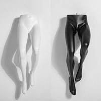 Wandmontierte Hängende Kniende Gebogene Weibliche Unterkörper-Schaufensterpuppe Bein-Präsentationsform für Yoga-Hosen Jeans Sport-Freizeithosen