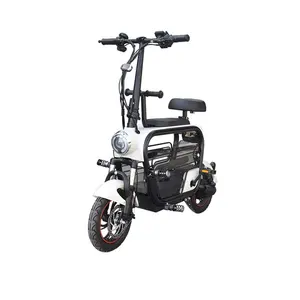 成人和婴儿宠物载体电动自行车迷你轮胎电动折叠自行车小口袋座椅电动滑板车自行车