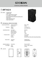 Haut-parleur actif PA 912A 1400W 12 pouces 128dB, haut-parleur large bande amplifié avec DSP XLR pour scène, DJ, groupe, sonorisation en direct, événement