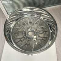 Jantes forgées concaves polies 20x10 22x12 24x12 24x14 26x16 8x170 6x135 8x180 pour F250 Chevy GMC avec enjoliveurs flottants personnalisés