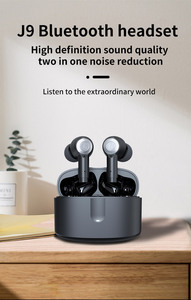 2 In 1 <span class=keywords><strong>J9</strong></span> BT cuffie con archetto da collo con cancellazione del rumore audifonos auricolari auricolari Stereo sportivi cuffie auricolari - Product Image 2