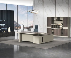 <span class=keywords><strong>Nouvelle</strong></span> table de bureau de direction de luxe au design moderne, ensemble de mobilier de bureau pour la maison, bureau de direction pour les directeurs adjoints, bureau du PDG - Product Image 3