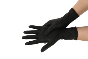 ถุงมือไนไตรล์สีดำกันน้ำแบบใช้แล้วทิ้ง - Product Image 4
