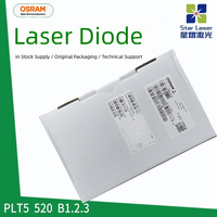 Diodo Láser Verde de Alta Luminosidad PLT5 520 B1.2.3, 520nm TO5.6mm, Cabezal Láser Nuevo para Iluminación de Escenarios y Dispositivos Médicos, Original