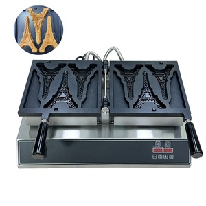 Nouvelle machine à gaufres en forme de Tour Eiffel 3 pièces, antiadhésive, mini machine à gaufres en forme de tour, équipement de cuisson pour la cuisine - Product Image 1