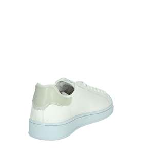 <b>D</b>.A.T.<b>E</b>. Donna Sneakers W401-BA-IS-ID White <b>Light</b> Blue Canvas Trendy Shoes - Product Image 3
