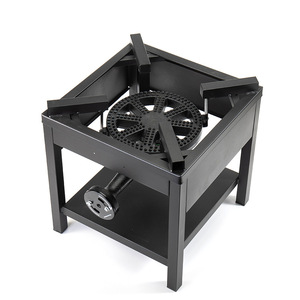 Cocina <span class=keywords><strong>de</strong></span> <span class=keywords><strong>Propano</strong></span> para Exteriores <span class=keywords><strong>de</strong></span> Hierro Fundido <span class=keywords><strong>de</strong></span> 45 cm, Resistente, <span class=keywords><strong>de</strong></span> Alta Presión, Cuadrada, Ideal para Cocinar Pavo y Comidas al Aire Libre - Product Image 5