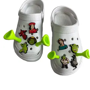  4pcs Croc Shrek Ear Charms Shrek Party Decorations
