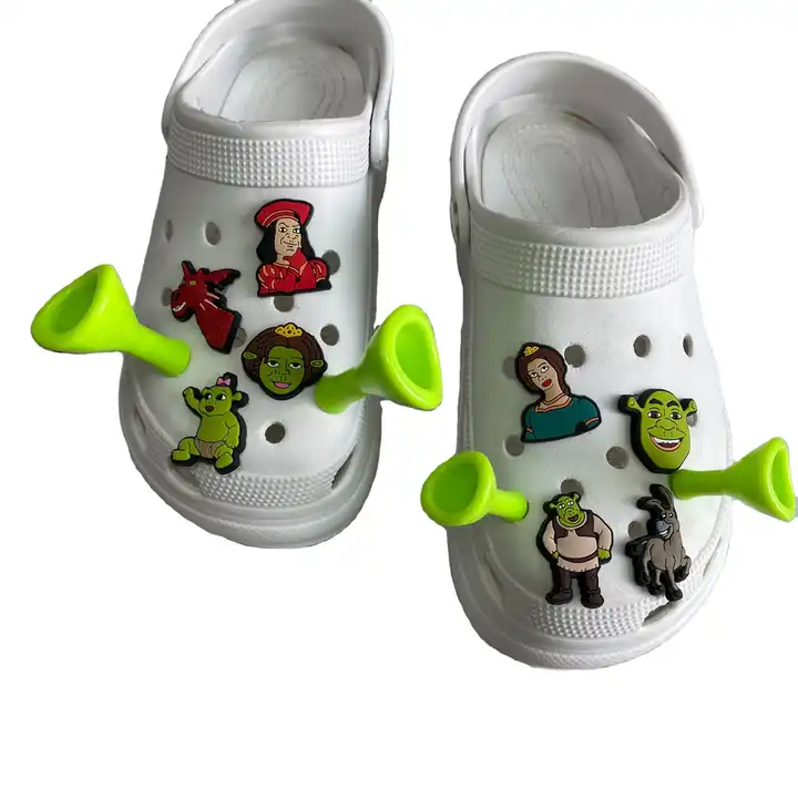 Shrek Ear Shoe Charms, 8 peças de brincos de animais para decoração de  sandálias de tamanco, orelhas de animal para adultos, crianças, amantes,  lembrancinhas de festa, Plástico, Sem pedras preciosas : 