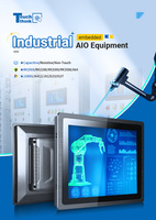 Todo uno para pantalla táctil resistiva Panel impermeable a prueba de explosiones PC IP65 PCAP Ipc Fanless Linux Win Computadora industrial