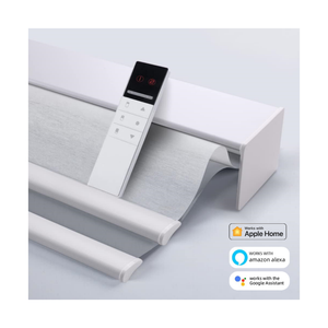 Nouvelles Stores Enrouleurs Motorisés Sans Fil Double Couche Jour et Nuit 2026 avec Contrôle Google Alexa Tuya pour Salon - Product Image 1