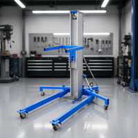 Plateforme élévatrice manuelle en alliage d'aluminium, hauteur de levage 2-7,9 m, charge maximale 300 kg, jauge de niveau incluse, pour les secteurs multiples