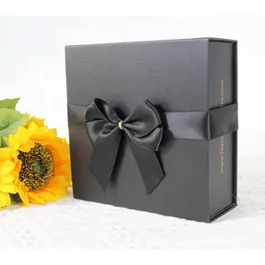 Customized Colored Gift Box Festival Decorative Elastic Loop Ribbon Bow 196 Colors Available