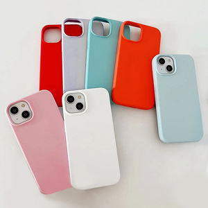 Funda de teléfono de silicona líquida <span class=keywords><strong>para</strong></span> teléfono inteligente Fundas de teléfono móvil biodegradables <span class=keywords><strong>para</strong></span> iPhone 12 13 Mini 14 15 16 Plus Pro Max - Product Image 1