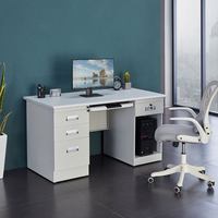 Bureau en fer, table de travail moderne pour bureau