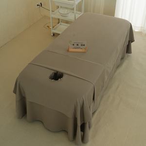 Lenzuola da massaggio in microfibra set gonna da letto mantovana lenzuolo con foro poggiatesta Anti-Pilling copriletto - Product Image 6