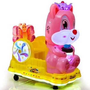 Venta al por mayor de coches de juguete MP3 con forma de ardilla, columpios eléctricos infantiles de diversión, y juegos infantiles operados con monedas. - Product Image 3