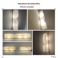 Nordique intérieur mur LED lampe décorative cuivre espagnol marbre naturel pour salon chambre allée fond amélioré décor