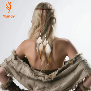 Coiffe en plumes polyvalente pour la danse traditionnelle, les événements culturels, la photographie en studio, les bals masqués d'Halloween, la décoration intérieure de voiture - Product Image 4