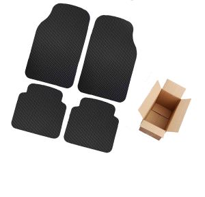 Tapis de sol de voiture véritable noir, 5 couches, adapté à tous les modèles de voitures - Product Image 3