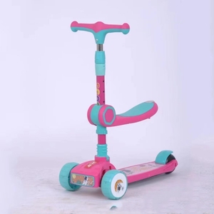 Çocuklar için alüminyum plastik <span class=keywords><strong>Mini</strong></span> <span class=keywords><strong>Scooter</strong></span> katlanabilir çocuk oyuncağı dört PU tekerlekler açık kullanım itmeli kaydırak yolcu denge bisikletleri - Product Image 2