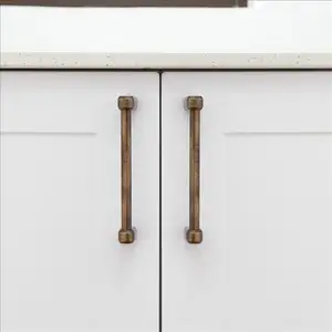 Maxery New Arrival Brass Furniture <strong>Handles</strong> Gold Finish Pulls <strong>Chrome</strong> <strong>Cabinet</strong> <strong>Handles</strong> Home Decor Pull <strong>Handles</strong> - Product Image 1