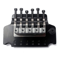 Sistem Sadel Lipat Ganda, Jembatan Gitar Tremolo untuk Penggantian Gitar Listrik, HITAM