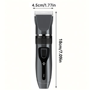 Tondeuse à Cheveux Électrique sans Fil pour Hommes OEM en Gros, Lame de Coupe Réglable en Céramique ABS, Batterie Rechargeable par USB - Product Image 6