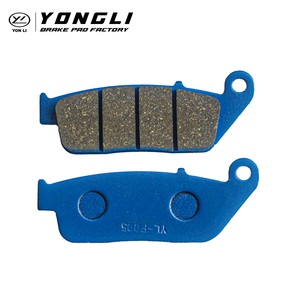 Plaquettes de frein avant haute performance pour moto Yongli, sans amiante, organiques, certifiées ISO9001, F005 9000-20000KM <span class=keywords><strong>CM</strong></span> <span class=keywords><strong>125</strong></span> VT 600 - Product Image 1