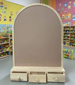 <span class=keywords><strong>Tableau</strong></span> magnétique en bois encadré style Art déco pour enfants |   <span class=keywords><strong>Tableau</strong></span> d'écriture DIY en forme d'arche pour la maternelle - Product Image 2