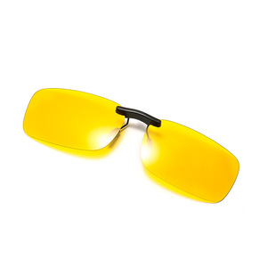 แว่นกันแดดแบบหนีบโลหะ Unisex ป้องกันรังสียูวี 400 เลนส์เรซิ่น มองเห็นได้ในเวลากลางคืน เหมาะสำหรับขับรถ เปลี่ยนสีได้ ใช้ได้ทั้งกลางวันและกลางคืน - Product Image 4