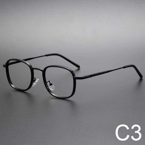 <span class=keywords><strong>Gafas</strong></span> <span class=keywords><strong>graduadas</strong></span> para miopía <span class=keywords><strong>cuadradas</strong></span> Vintage para hombre, monturas Ópticas Clásicas en Material de PC sólido, <span class=keywords><strong>gafas</strong></span> para <span class=keywords><strong>mujer</strong></span> - Product Image 4