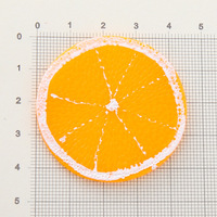 Tranches de citron et de pastèque artificielles en résine, décorations de cerises, design Art Déco réaliste, pour mariage, été, usage extérieur
