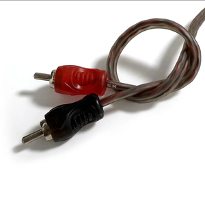 2RCA Lotus Head Audio <b>Cable</b> Copper Clad Steel Core Nickel Plated Plug PVC Jacket - Product Image 6