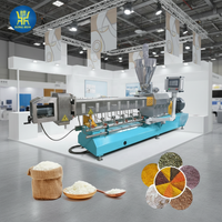 Machines de fabrication de riz artificiel instantané et usine de riz fortifié de Chine, machine de traitement de la farine de riz
