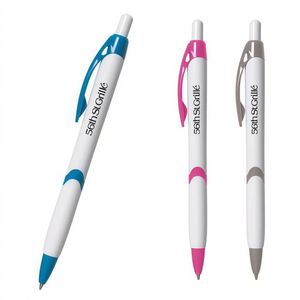 Stylo bille en plastique en gros, logo personnalisé imprimé, pour fournitures scolaires et de bureau - Product Image 1