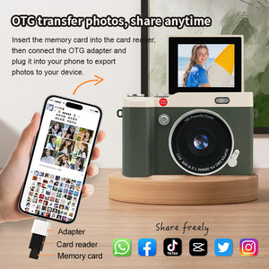 Appareil photo numérique pour enfants, caméra vidéo 4K, enregistreur vidéo, appareil photo compact portable mini pour enfants, cadeau - Product Image 6