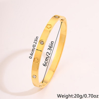 Bracelet en acier inoxydable Mirawell Premium avec incrustations de diamants floraux, design minimaliste résistant à la décoloration, bracelet pour femmes