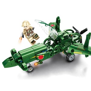 Sembo 704201 military series fighter aircraft plastic bricks order child assembled puzzle blocks Toy co - Product Image 2