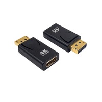 Adaptateur Ultra 4K 1080p Mâle vers Femelle HD pour usage domestique – Connecteur pour TV, Moniteur, Haut-parleur