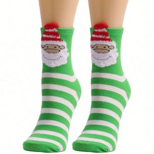 Nouvelles <span class=keywords><strong>chaussettes</strong></span> de Noël pour femmes, motif mignon de <span class=keywords><strong>renard</strong></span>, chien, Père Noël, élan, <span class=keywords><strong>chaussettes</strong></span> de Noël - Product Image 4
