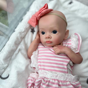 Muñeca <span class=keywords><strong>Reborn</strong></span> de <span class=keywords><strong>silicona</strong></span> Platino de 18 pulgadas, suave al tacto, pintada sólida, bebé <span class=keywords><strong>Reborn</strong></span> Corpo De <span class=keywords><strong>Silicona</strong></span> - Product Image 1