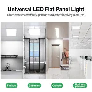 Modern Design Square Shaped LED Panel Light 25W Surface Mounted Suspension Ceiling Lamp For Office And Supermarket