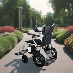 Silla de ruedas eléctrica inteligente ligera para ancianos Rollator motorizado eléctrico plegable todo terreno - Product Image 3
