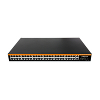 Switch PoE Gigabit OEM de 48 Puertos con 2 Puertos Uplink de 1000Mbps, 2 Puertos SFP, 700W, para Cámaras IP CCTV, IEEE802.3AT/AF, Ethernet LAN, 48V, VLAN