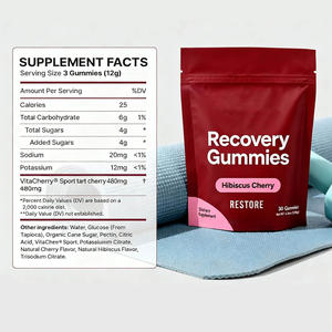 Gomitas de Electrolitos para Hidratación, Suplemento para Adultos, Marca Privada OEM/ODM, 100% Veganas, Sin OMG, Sin Gluten, Sin Soya, Control de Energía - Product Image 2