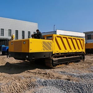 Mini camion benne 500 kg 800 kg 1 tonne, remorque benne sur chenilles, mini benne à chenilles en caoutchouc - Product Image 6