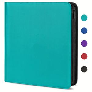 <span class=keywords><strong>MIO</strong></span> 9 bolsillos 360 Carpeta de tarjetas Anime PU cubierta tarjeta personalizada álbum bolsillos de carga lateral juegos de cartas coleccionables juego de mesa portátil - Product Image 3